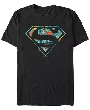 Мужская футболка с коротким рукавом Superman Superman Night Fifth Sun, черный