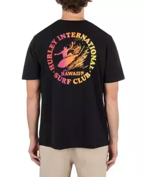 Мужская футболка с коротким рукавом Surf Club Hurley, розовый