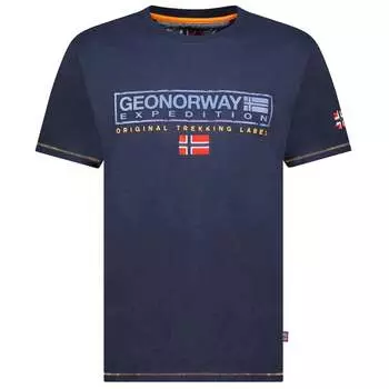 Мужская футболка с коротким рукавом sy1311hgn Geographical Norway, синий
