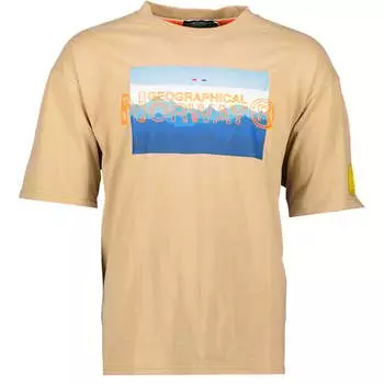 Мужская футболка с коротким рукавом sy1369hgn Geographical Norway, бежевый