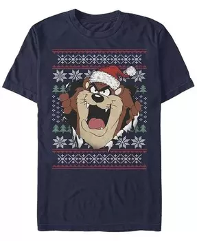 Мужская футболка с коротким рукавом Taz Ugly Looney Tunes Fifth Sun, синий