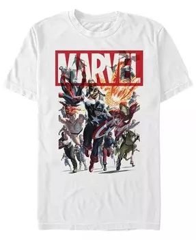 Мужская футболка с коротким рукавом Team Avengers Crew Fifth Sun, белый