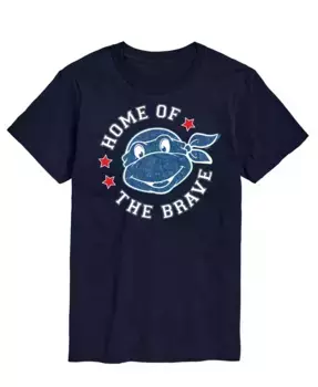 Мужская футболка с коротким рукавом Teenage Mutant Ninja Turtles Americana Home of the Brave AIRWAVES, синий