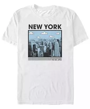 Мужская футболка с коротким рукавом The Big Apple Crew Fifth Sun, белый