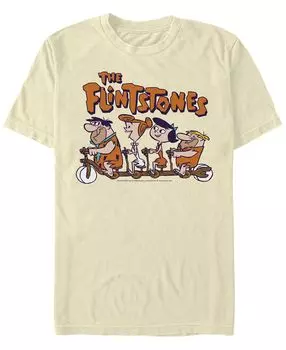 Мужская футболка с коротким рукавом the flintstones flintstones biking group Fifth Sun