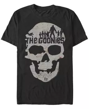 Мужская футболка с коротким рукавом the goonies 1985 goonie skull map Fifth Sun, черный