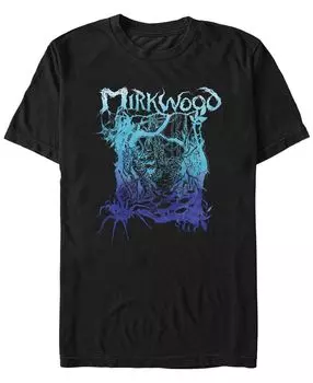 Мужская футболка с коротким рукавом the hobbit 2 woods gradient Fifth Sun, черный