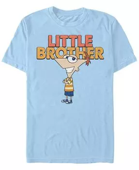 Мужская футболка с коротким рукавом The Little Brother с круглым вырезом Fifth Sun, синий