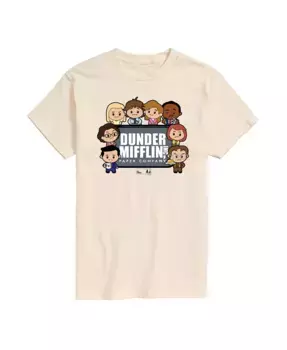 Мужская футболка с коротким рукавом The Office Cartoon AIRWAVES, коричневый/бежевый