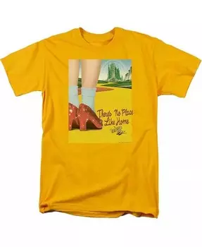 Мужская футболка с коротким рукавом «The Way Home» для взрослых Wizard Of Oz, золотой