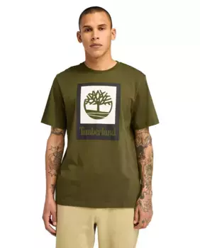 Мужская футболка с коротким рукавом Timberland, зеленый