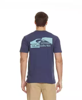 Мужская футболка с коротким рукавом Torn Quiksilver, синий