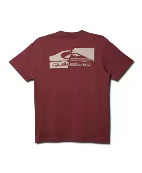Мужская футболка с коротким рукавом Torn Quiksilver, красный