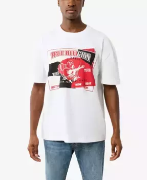 Мужская футболка с коротким рукавом Torn True Religion, белый