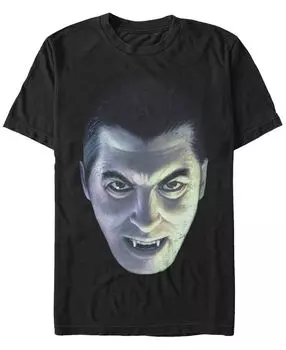 Мужская футболка с коротким рукавом universal monsters dracula big face Fifth Sun, черный