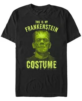 Мужская футболка с коротким рукавом universal monsters frankenstein costume Fifth Sun, черный