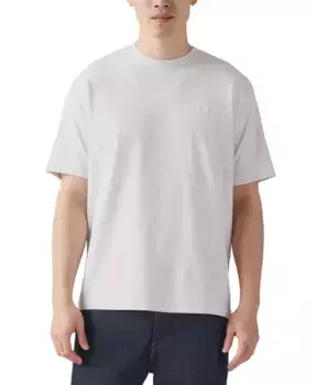 Мужская футболка с коротким рукавом Vintage Dash Crewneck с красной вставкой Levi's, белый