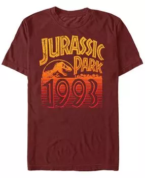 Мужская футболка с коротким рукавом в стиле ретро с логотипом jurassic park 1993 года Fifth Sun