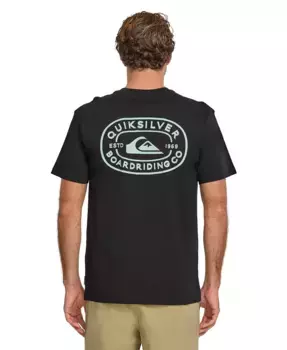 Мужская футболка с коротким рукавом Western Lock Quiksilver, черный