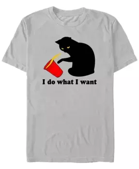 Мужская футболка с коротким рукавом What I Want Fifth Sun, серебряный