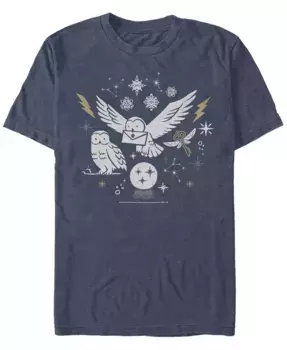 Мужская футболка с коротким рукавом Wintery Owls Fifth Sun, синий