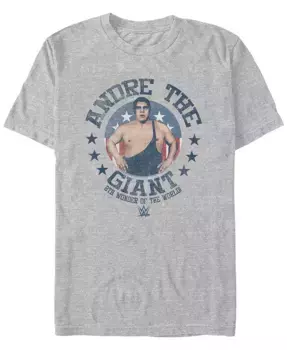 Мужская футболка с коротким рукавом WWE Andre Retro Giant Fifth Sun, серый