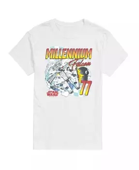 Мужская футболка с коротким рукавом «Звездные войны: Сокол тысячелетия» AIRWAVES, белый