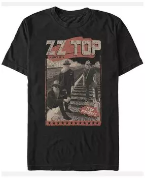 Мужская футболка с коротким рукавом zz top tres hombres с плаката '69 Fifth Sun, черный