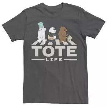 Мужская футболка с короткими ручками Cartoon Network We Bare Bears Life Licensed Character