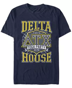 Мужская футболка с короткими рукавами Animal House National Lampoon's Delta Togo Party Fifth Sun, синий