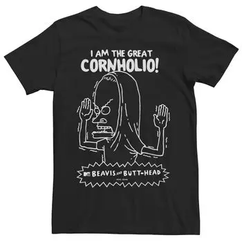 Мужская футболка с короткими рукавами Beavis And Butthead Cornholio Licensed Character