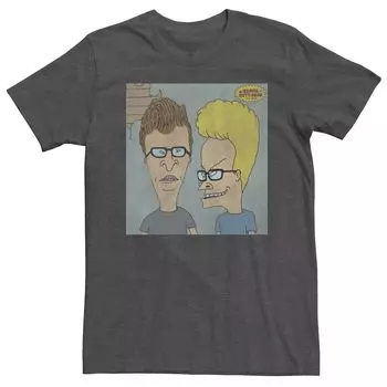 Мужская футболка с короткими рукавами Beavis And Butthead Glasses Licensed Character