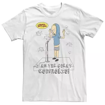 Мужская футболка с короткими рукавами Beavis And Butthead The Great Cornholio Licensed Character