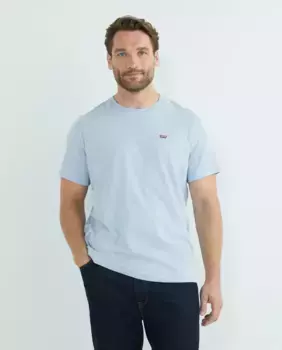 Мужская футболка с короткими рукавами, большие размеры Levi's, синий