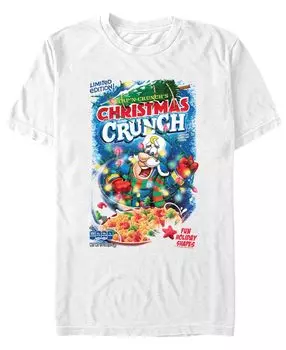 Мужская футболка с короткими рукавами cap'n crunch christmas crunch Fifth Sun, белый