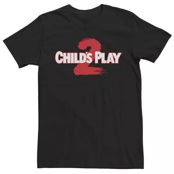 Мужская футболка с короткими рукавами Chucky Child's Play 2 с рисунком Licensed Character