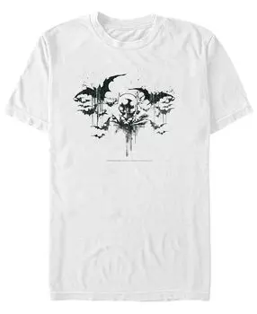 Мужская футболка с короткими рукавами dc batman paint bats Fifth Sun, белый