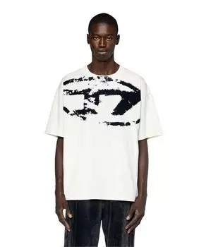 Мужская футболка с короткими рукавами Diesel, белый