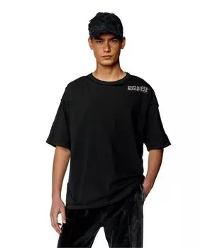 Мужская футболка с короткими рукавами Diesel, черный