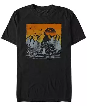 Мужская футболка с короткими рукавами Generic Additude Camp Woodsy Fifth Sun, черный