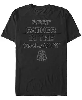 Мужская футболка с короткими рукавами и круглым вырезом Star Dad Fifth Sun, черный