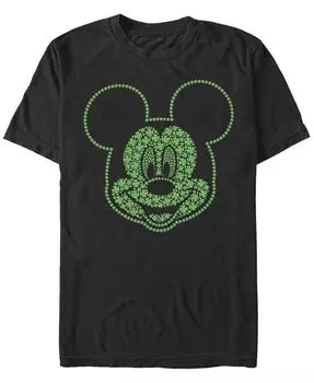 Мужская футболка с короткими рукавами и круглым вырезом Mickey Shamrocks Fifth Sun, черный