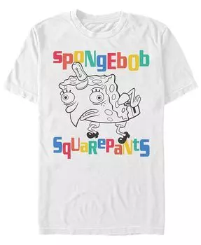 Мужская футболка с короткими рукавами и круглым вырезом Mocking Bob Fifth Sun, белый