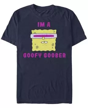 Мужская футболка с короткими рукавами и круглым вырезом Goober SpongeBob Fifth Sun, синий
