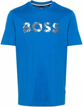 Мужская футболка с короткими рукавами и круглым вырезом Hugo Boss Thompson 15, королевский синий