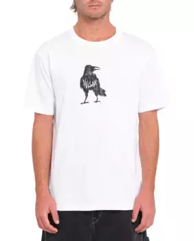 Мужская футболка с короткими рукавами и круглым вырезом Volcom, белый