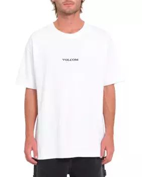 Мужская футболка с короткими рукавами и круглым вырезом Volcom, белый