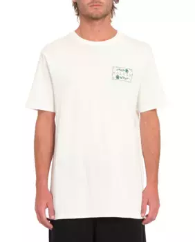 Мужская футболка с короткими рукавами и круглым вырезом Volcom, белый