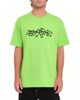 Мужская футболка с короткими рукавами и круглым вырезом Volcom, зеленый