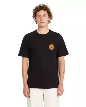 Мужская футболка с короткими рукавами и круглым вырезом Volcom, чёрный